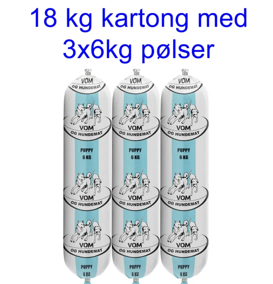 Bilde av VOM Puppy 18 kg kartong (3x6kg) 